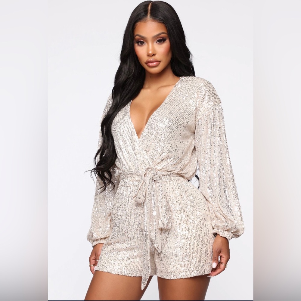 Silver Romper